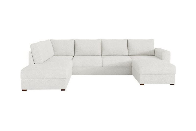 Kintore 4-seters Hjørnesovesofa - Hvit - Møbler - Sofaer - Sovesofaer