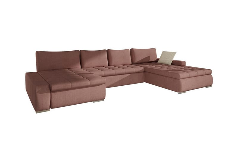Kintore 4-seters Hjørnesovesofa - Lyse brun - Møbler - Sofaer - Sovesofaer