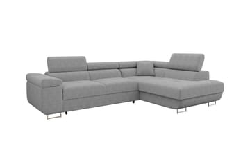 Kintore 4-seters Hjørnesovesofa - Lysegrå - Møbler - Sofaer - Sovesofaer
