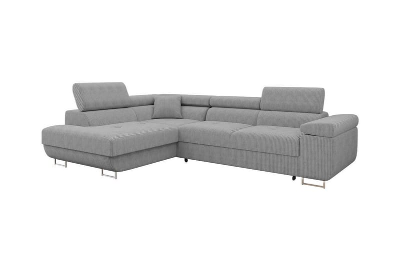 Kintore 4-seters Hjørnesovesofa - Lysegrå - Møbler - Sofaer - Sovesofaer