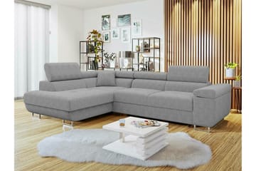 Kintore 4-seters Hjørnesovesofa - Lysegrå - Møbler - Sofaer - Sovesofaer