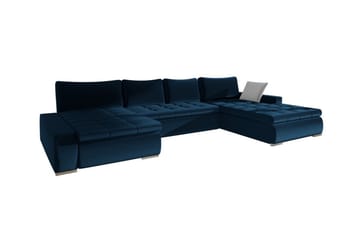 Kintore 4-seters Hjørnesovesofa - Mørkeblå - Møbler - Sofaer - Sovesofaer