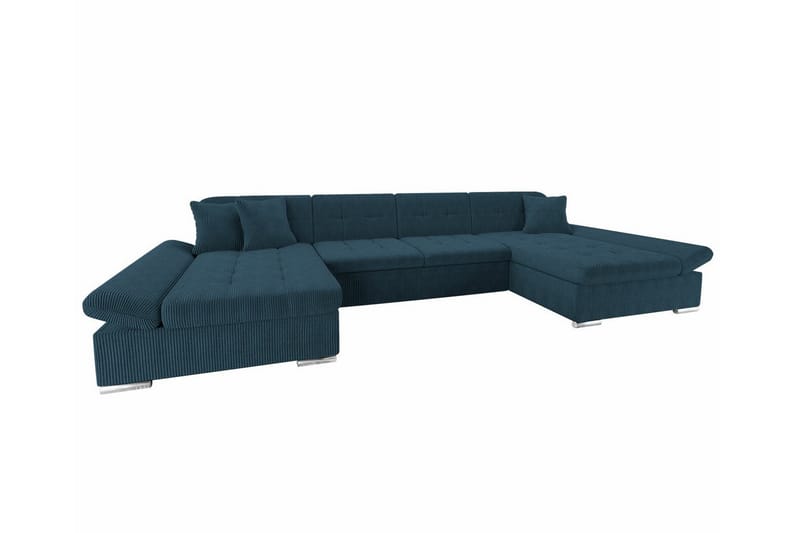 Kintore 4-seters Hjørnesovesofa - Mørkeblå - Møbler - Sofaer - Sovesofaer