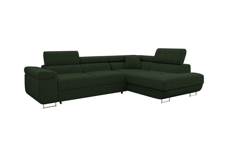 Kintore 4-seters Hjørnesovesofa - Mørkegrønn - Møbler - Sofaer - Sovesofaer