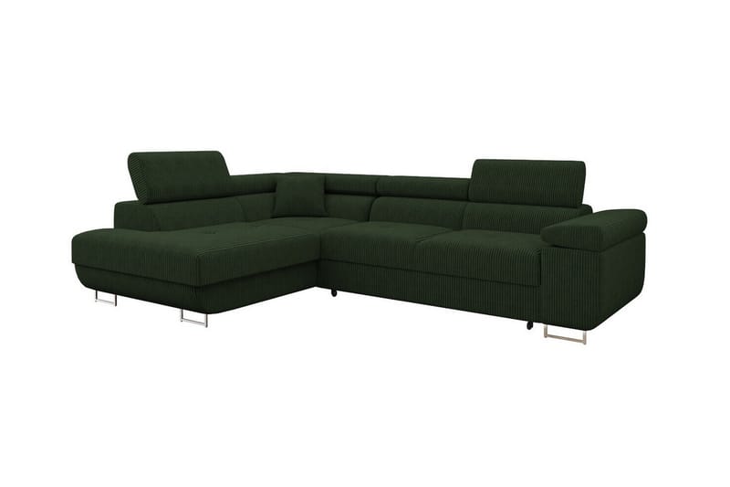 Kintore 4-seters Hjørnesovesofa - Mørkegrønn - Møbler - Sofaer - Sovesofaer