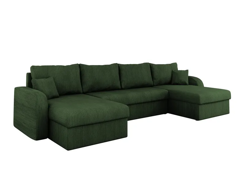 Kintore 4-sits Hörnbäddsoffa Black/Light grey, undefined
