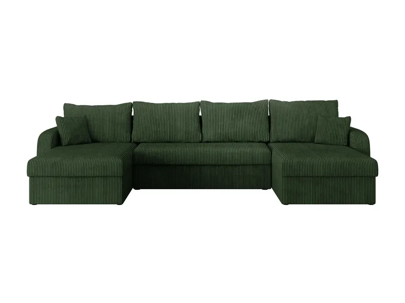 Kintore 4-sits Hörnbäddsoffa Black/Light grey - Møbler - Sofaer - Sovesofaer