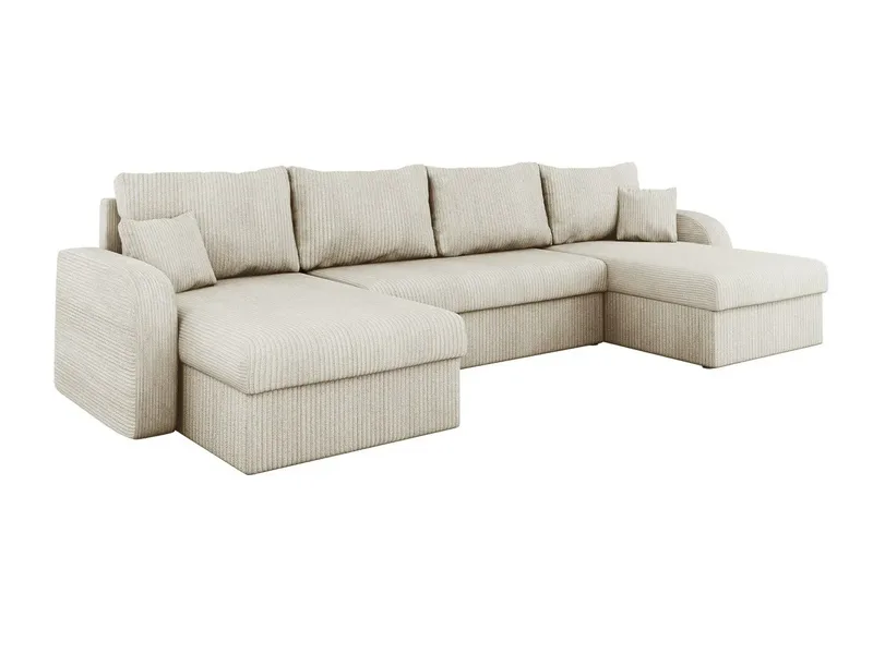 Kintore 4-sits Hörnbäddsoffa Grey/wood||Grey/Black, undefined
