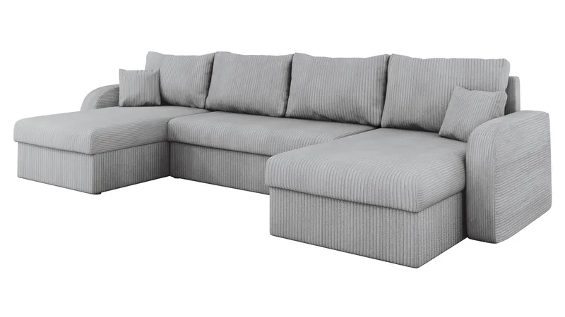 Kintore 4-sits Hörnbäddsoffa NO_BRAND Black/Grey, undefined