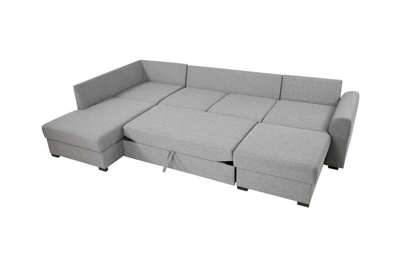 Kintore 4-sits Hörnbäddsoffa NO_BRAND White - Møbler - Sofaer - Sovesofaer