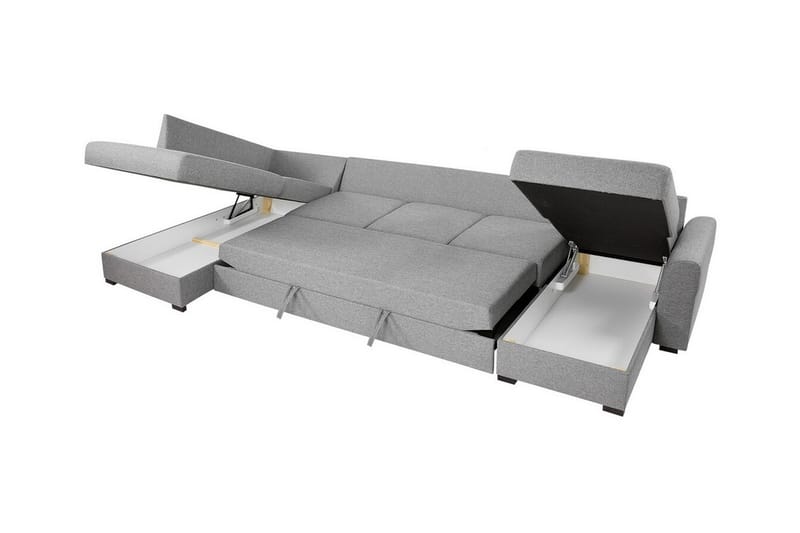 Kintore 6-seters Hjørnesovesofa - Beige/Lys Beige - Møbler - Sofaer - Sovesofaer