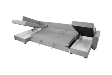 Kintore 6-sits Hörnbäddsoffa White - Møbler - Sofaer - Sovesofaer