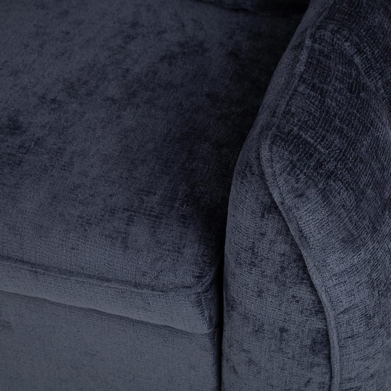 Klevor Vendbar L-formet Hjørnesovesofa 132x198 cm med Oppbevaring i Stoff - Blå - Møbler - Sofaer - Sovesofaer