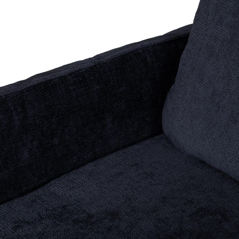 Klevor Vendbar L-formet Hjørnesovesofa 132x198 cm med Oppbevaring i Stoff - Blå - Møbler - Sofaer - Sovesofaer