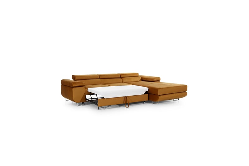 Klinka Sovesofa med Divan Høyre - Beige/Brun - Møbler - Sofaer - Sovesofaer