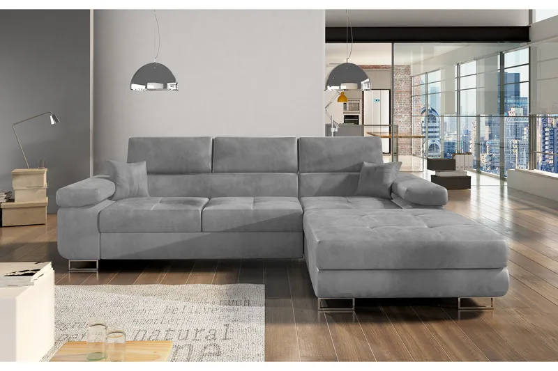 Klinka Sovesofa med Divan Høyre, Grå