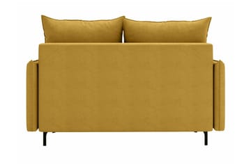 Knocklong 2-seter Sovesofa 129x140 cm med Oppbevaring i Fløyel - Grønn - Møbler - Sofaer - Sovesofaer