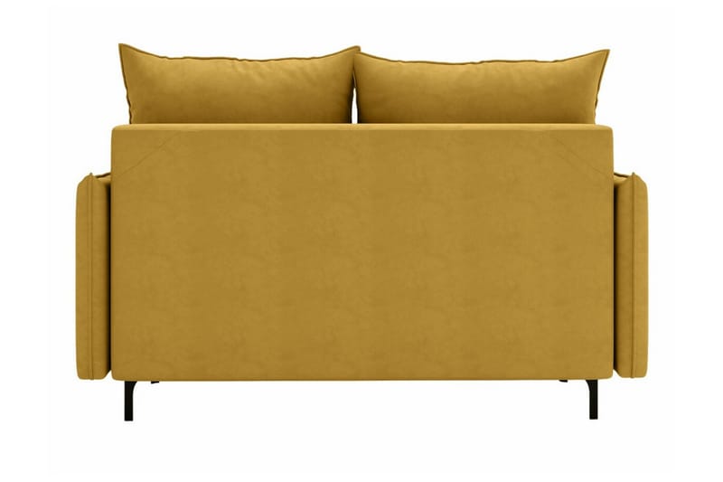 Knocklong 2-seter Sovesofa 129x140 cm med Oppbevaring i Fløyel - Grønn - Møbler - Sofaer - Sovesofaer