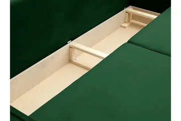 Knocklong 2-seter Sovesofa 140x200 cm med Oppbevaring i Fløyel - Grønn - Møbler - Sofaer - Sovesofaer