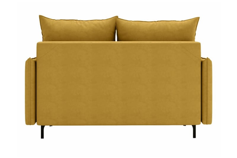 Knocklong 2-seters Sovesofa 129x140 cm med Oppbevaring i Stoff - Grå - Møbler - Sofaer - Sovesofaer