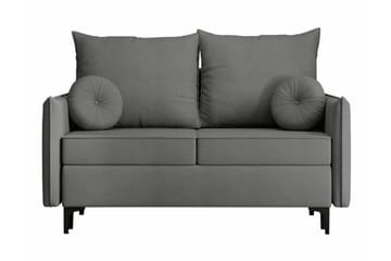 Knocklong 2-seters Sovesofa 129x140 cm med Oppbevaring i Stoff - Grå - Møbler - Sofaer - Sovesofaer