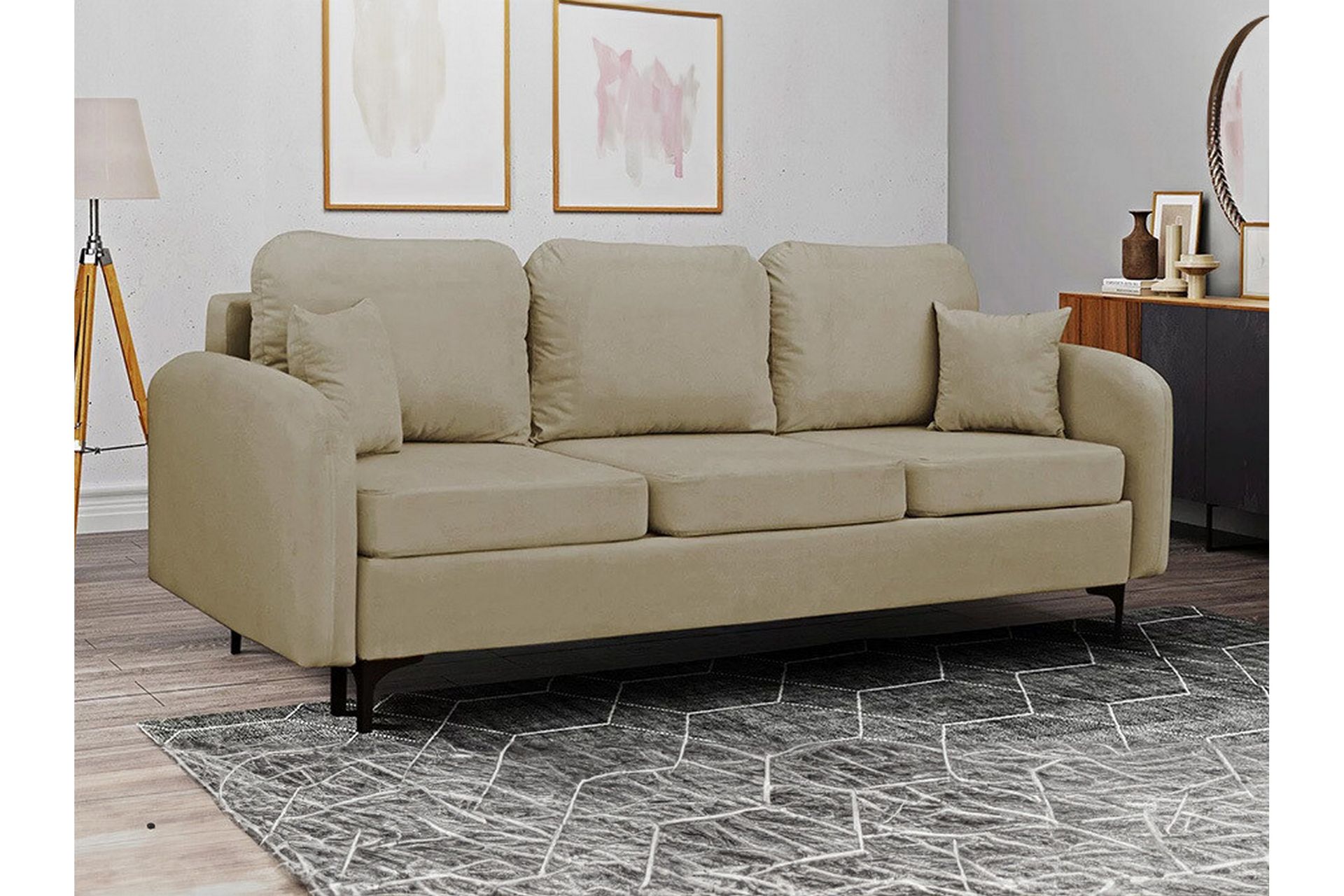 Knocklong 2-seters Sovesofa - Beige - Møbler - Sofaer - Sovesofaer