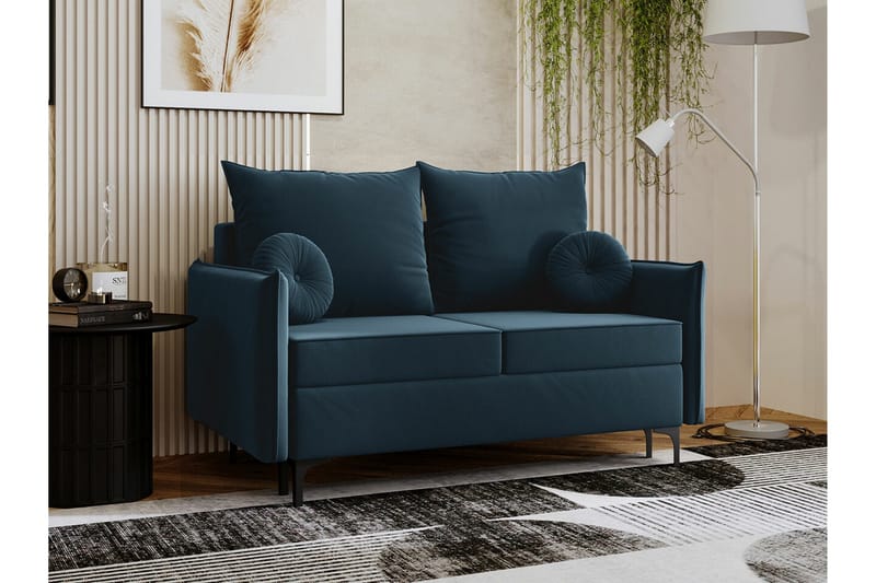 Knocklong 2-seters Sovesofa - Blå - Møbler - Sofaer - Sovesofaer
