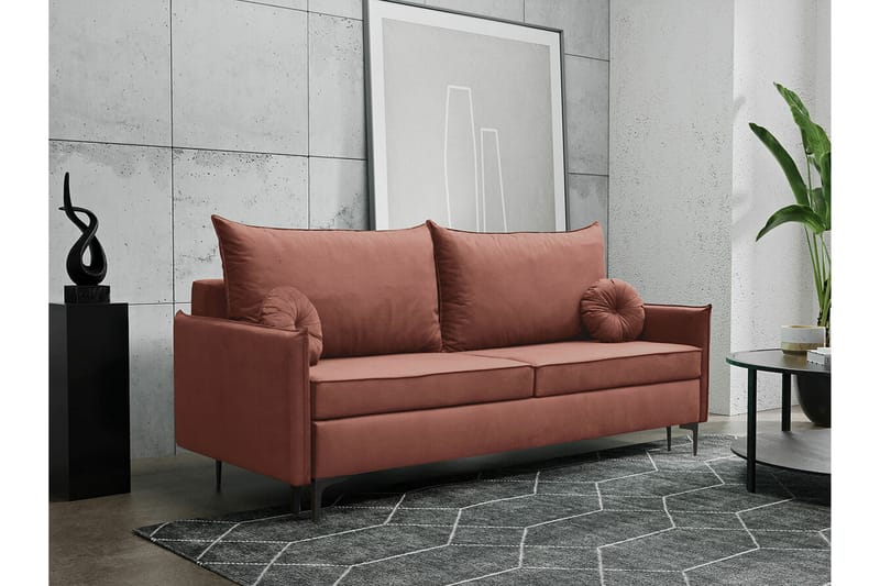 Knocklong 2-seters Sovesofa - Brun - Møbler - Sofaer - Sovesofaer