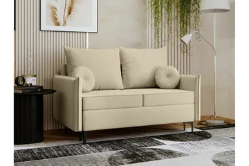 Knocklong 2-seters Sovesofa - Cream - Møbler - Sofaer - Sovesofaer