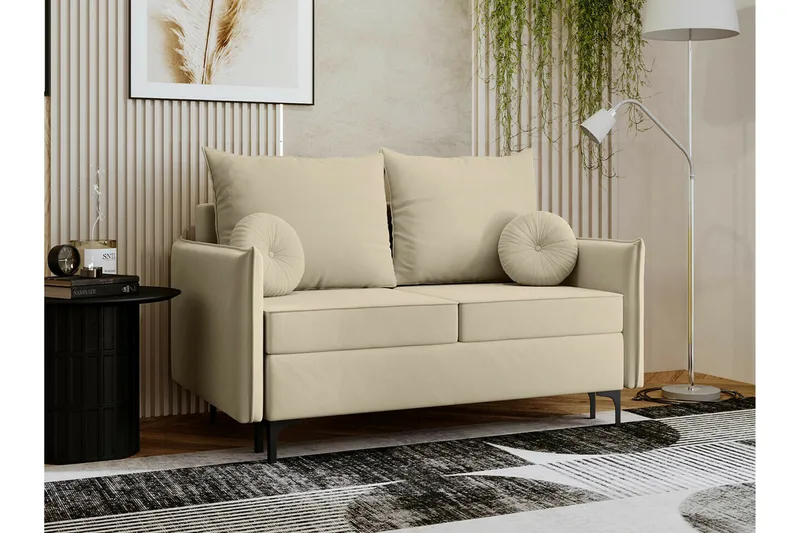 Knocklong 2-seters Sovesofa - Cream - Møbler - Sofaer - Sovesofaer