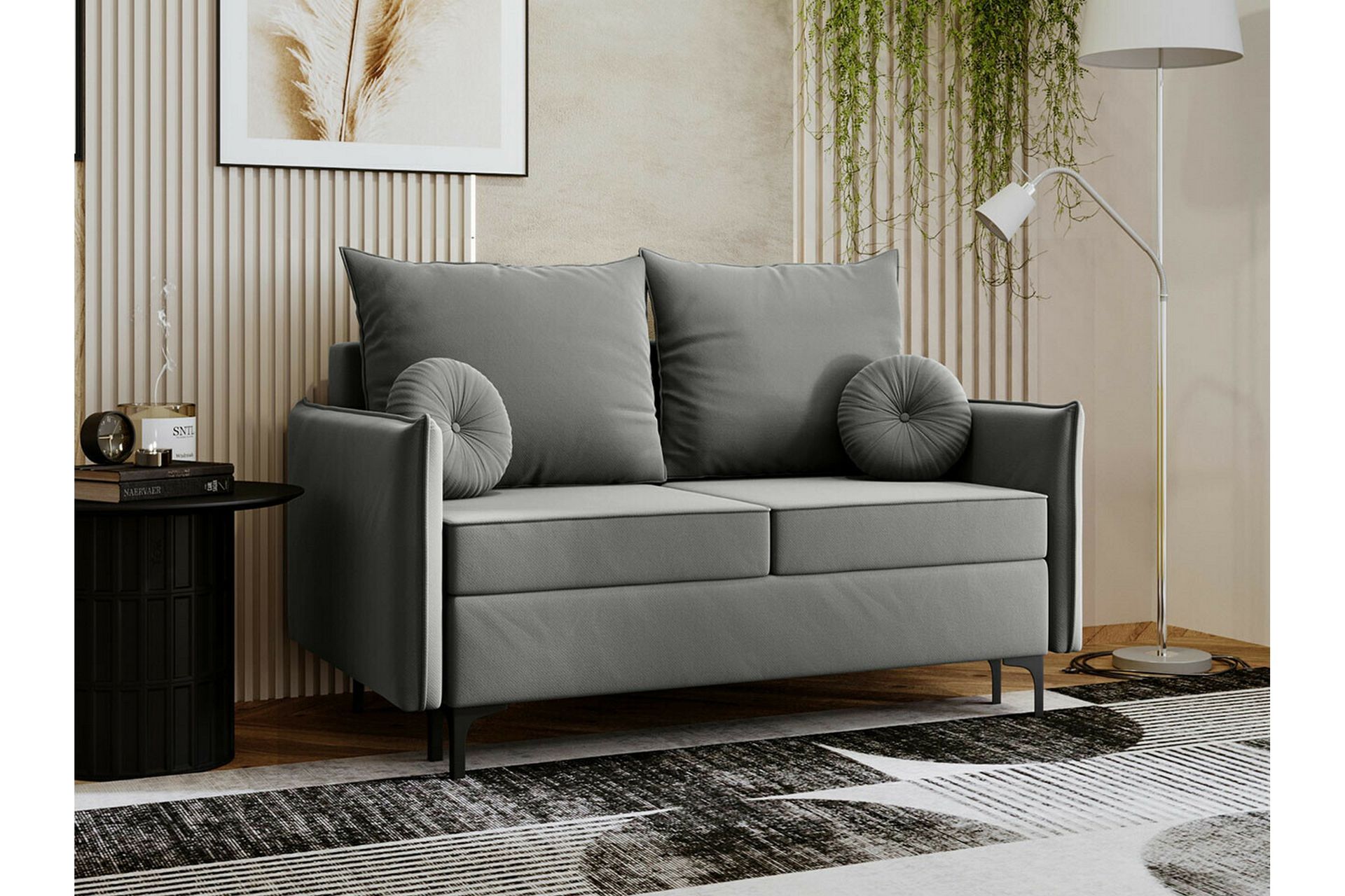 Knocklong 2-seters Sovesofa - Grå - Møbler - Sofaer - Sovesofaer