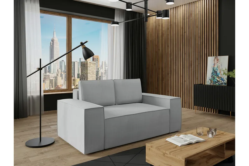 Knocklong 2-seters Sovesofa - Grå - Møbler - Sofaer - Sovesofaer