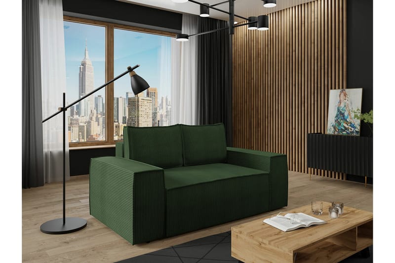 Knocklong 2-seters Sovesofa - Grøn - Møbler - Sofaer - Sovesofaer