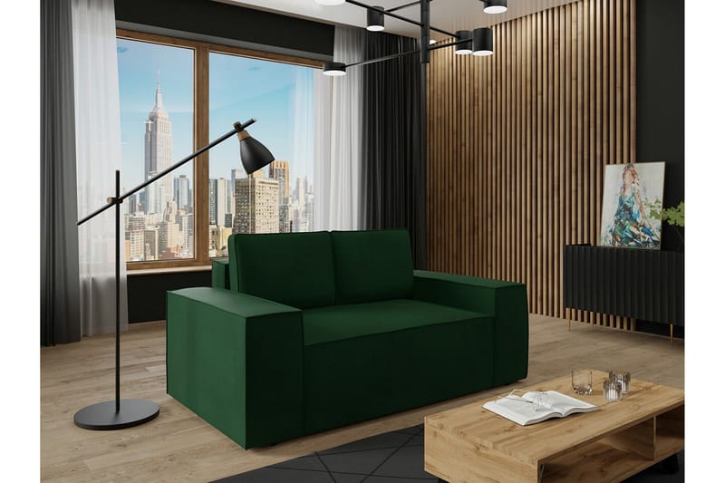 Knocklong 2-seters Sovesofa - Grøn - Møbler - Sofaer - Sovesofaer