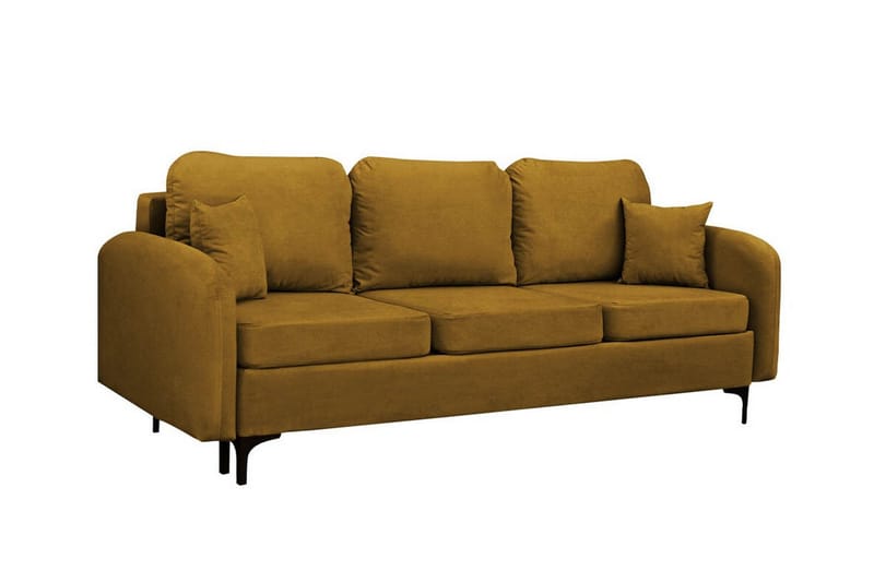Knocklong 2-seters Sovesofa - Gul-Grønn - Møbler - Sofaer - Sovesofaer