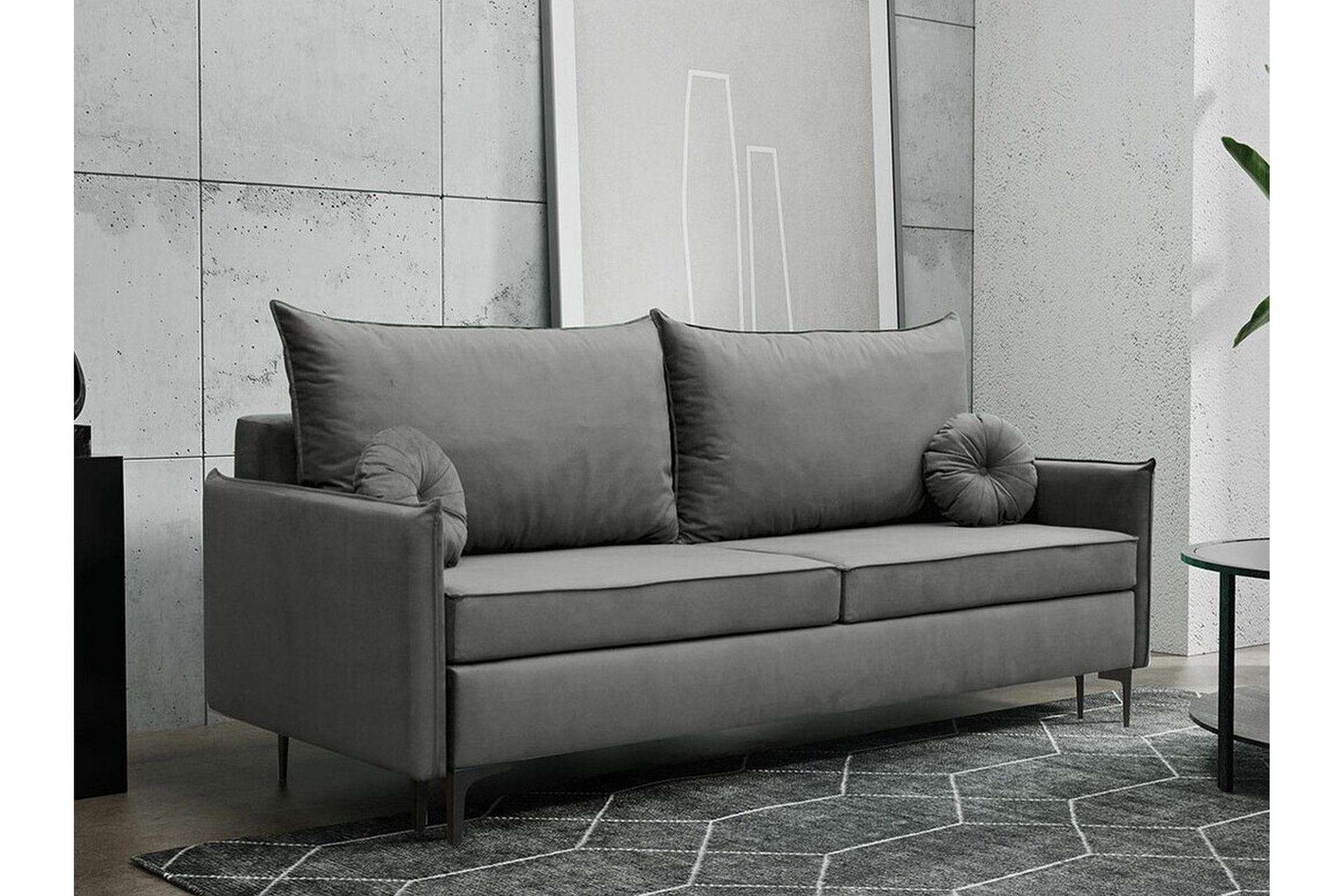 Knocklong 2-seters Sovesofa - Mørkegrå - Møbler - Sofaer - Sovesofaer