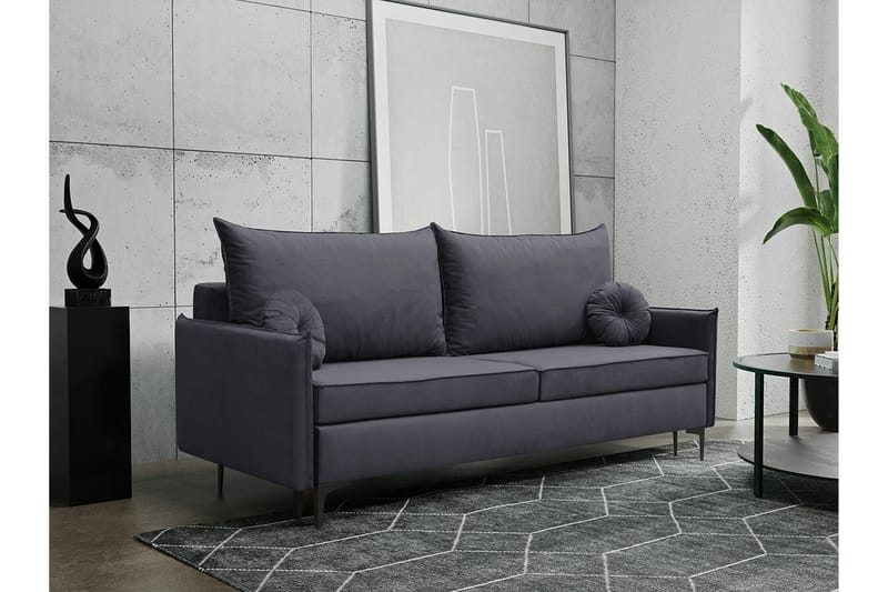 Knocklong 2-seters Sovesofa - Mørkegrå - Møbler - Sofaer - Sovesofaer