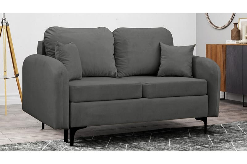 Knocklong 2-seters Sovesofa - Mørkegrå - Møbler - Sofaer - Sovesofaer