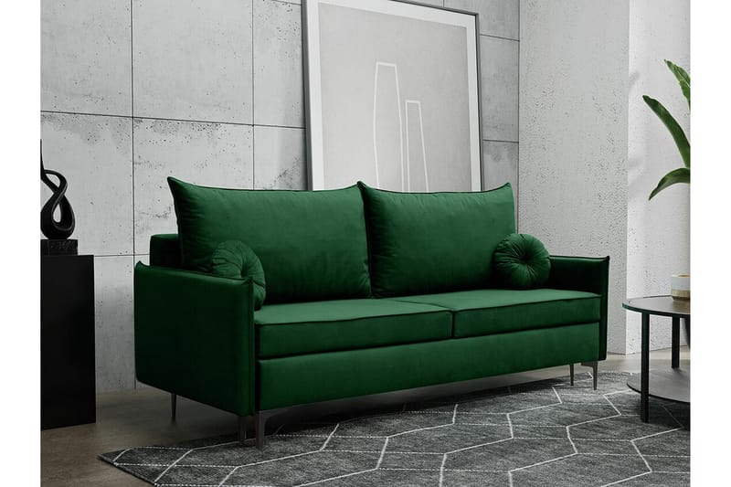 Knocklong 2-seters Sovesofa - Mørkegrønn - Møbler - Sofaer - Sovesofaer