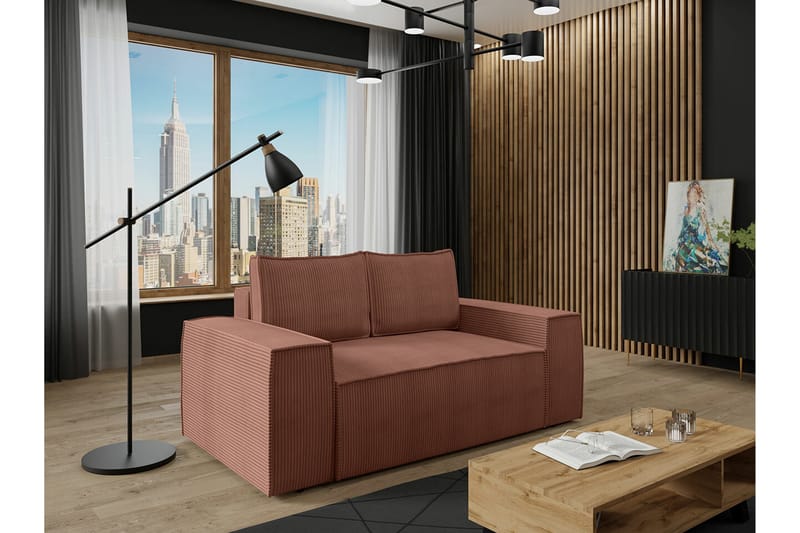 Knocklong 2-seters Sovesofa - Rosa - Møbler - Sofaer - Sovesofaer