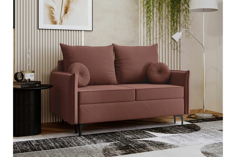 Knocklong 2-seters Sovesofa - Rosa - Møbler - Sofaer - Sovesofaer