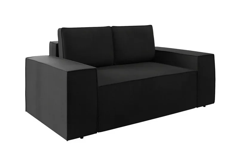 Knocklong 2-seters Sovesofa, Svart