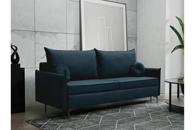 Knocklong 2-sits Bäddsoffa Dark blue - Møbler - Sofaer - Sovesofaer