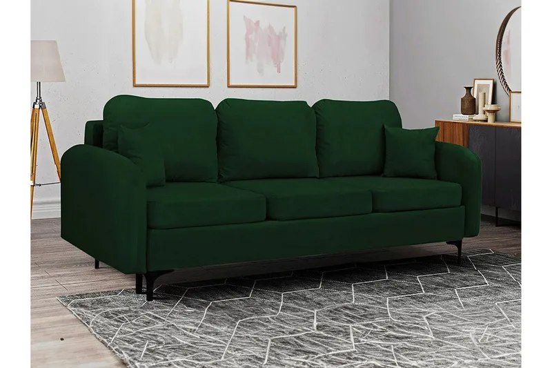 Knocklong 2-sits Bäddsoffa Dark green - Møbler - Sofaer - Sovesofaer