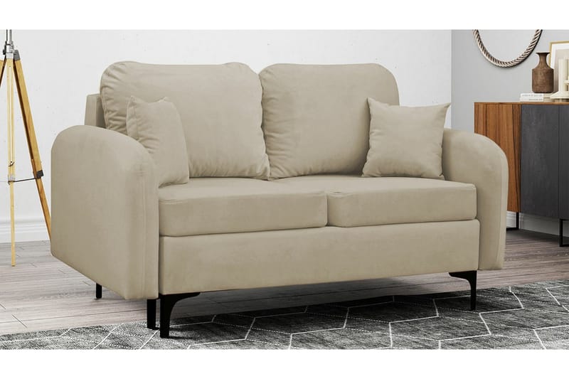 Knocklong 2-sits Bäddsoffa NO_BRAND beige - Møbler - Sofaer - Sovesofaer