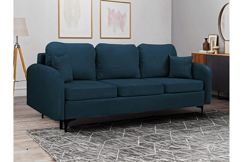 Knocklong 2-sits Bäddsoffa NO_BRAND Dark blue - Møbler - Sofaer - Sovesofaer