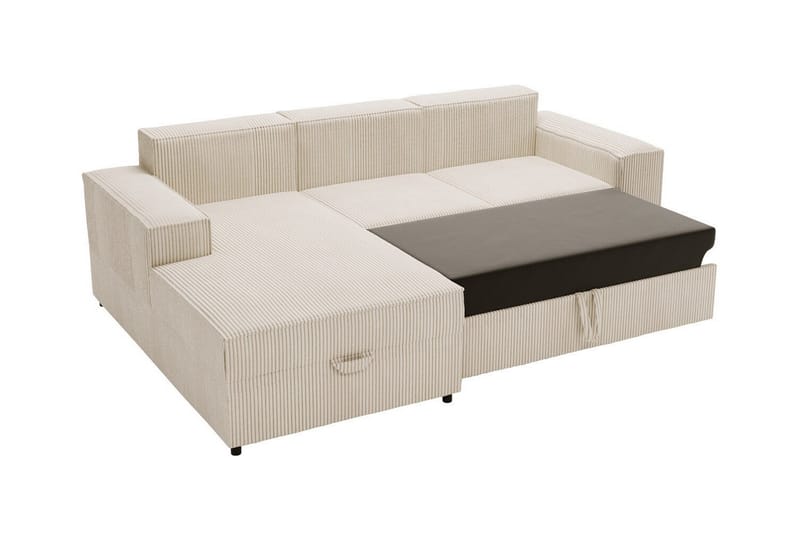 Knocklong 3-seters Hjørnesovesofa - Beige Krem - Sovesofaer - Hjørnesovesofa