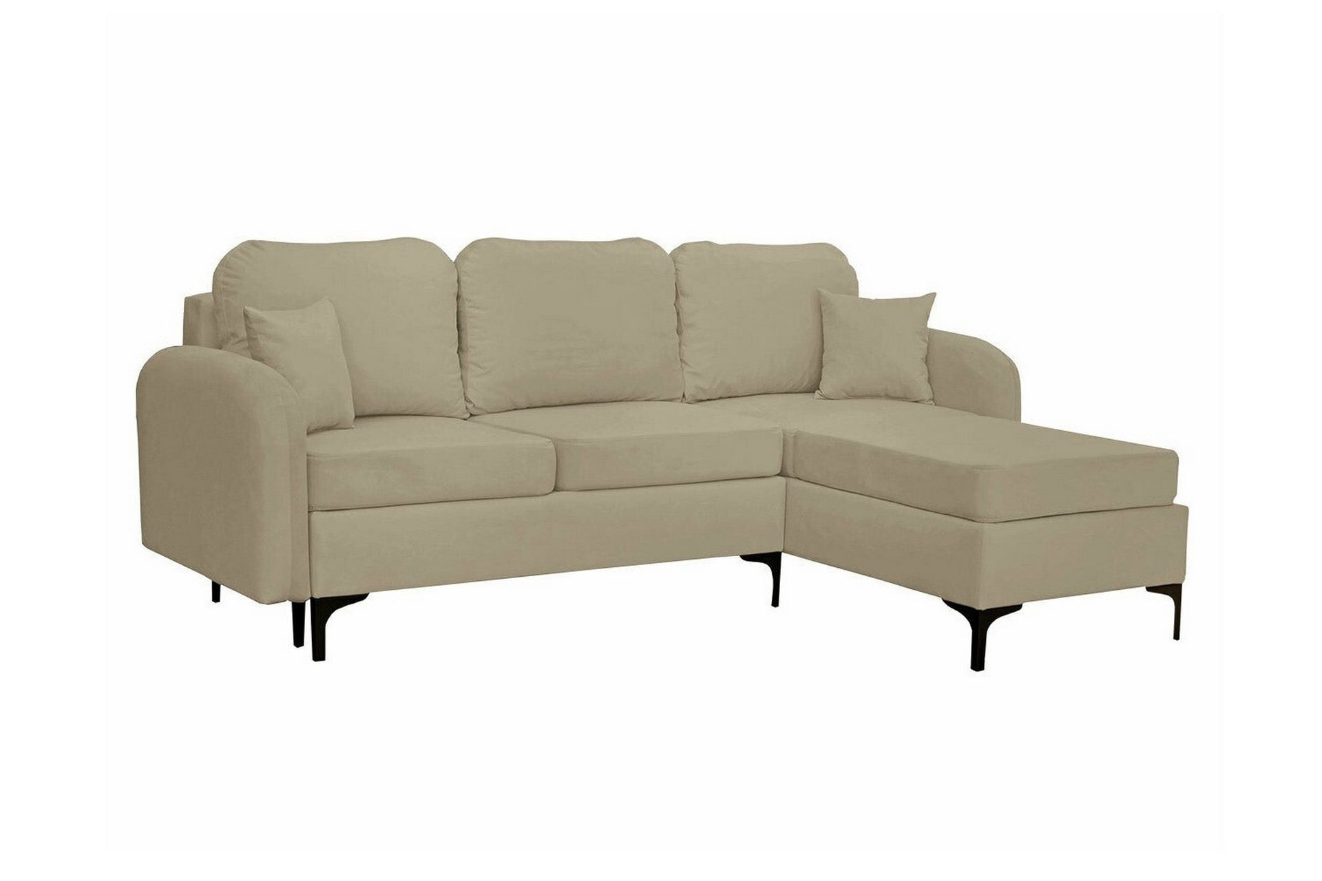 Knocklong 3-seters Hjørnesovesofa - Beige - Møbler - Sofaer - Sovesofaer