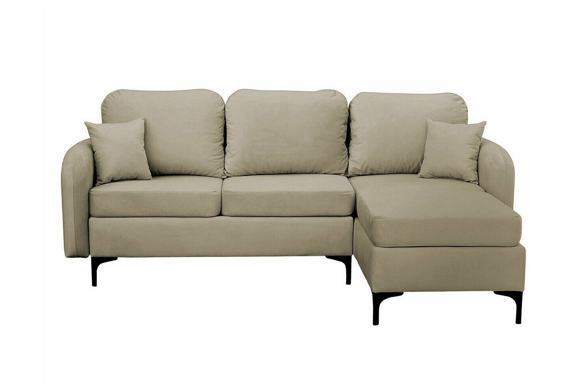Knocklong 3-seters Hjørnesovesofa - Beige - Møbler - Sofaer - Sovesofaer