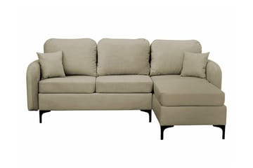 Knocklong 3-seters Hjørnesovesofa - Beige - Møbler - Sofaer - Sovesofaer